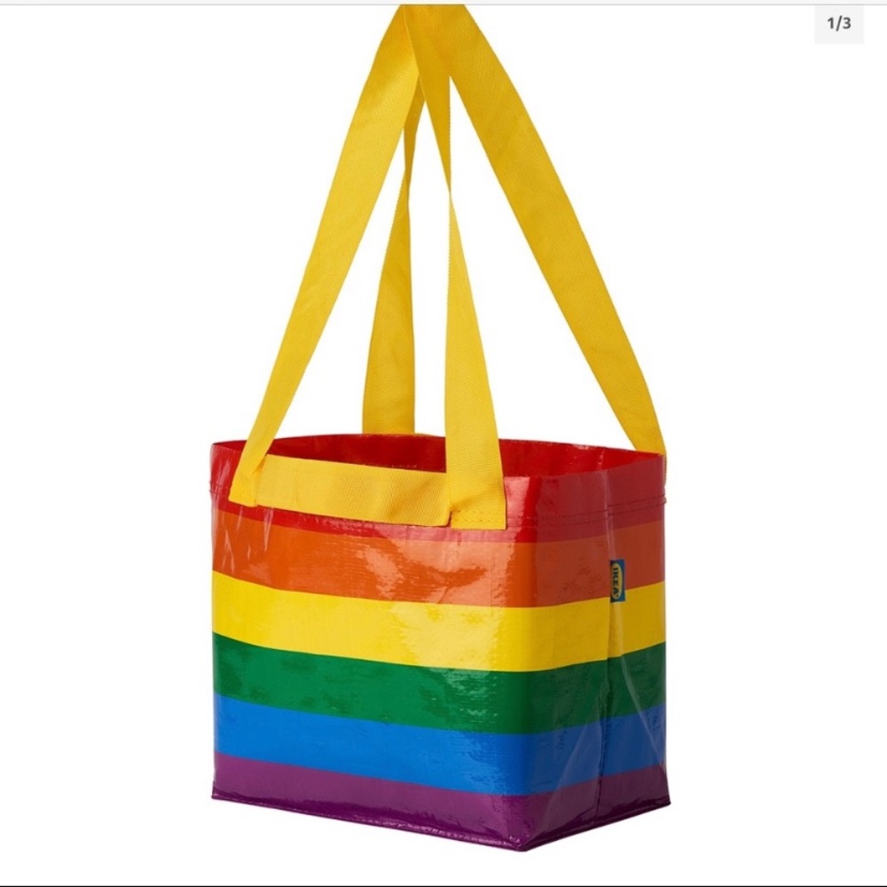 IKEA Limited Edition Rainbow Small Tote Bag